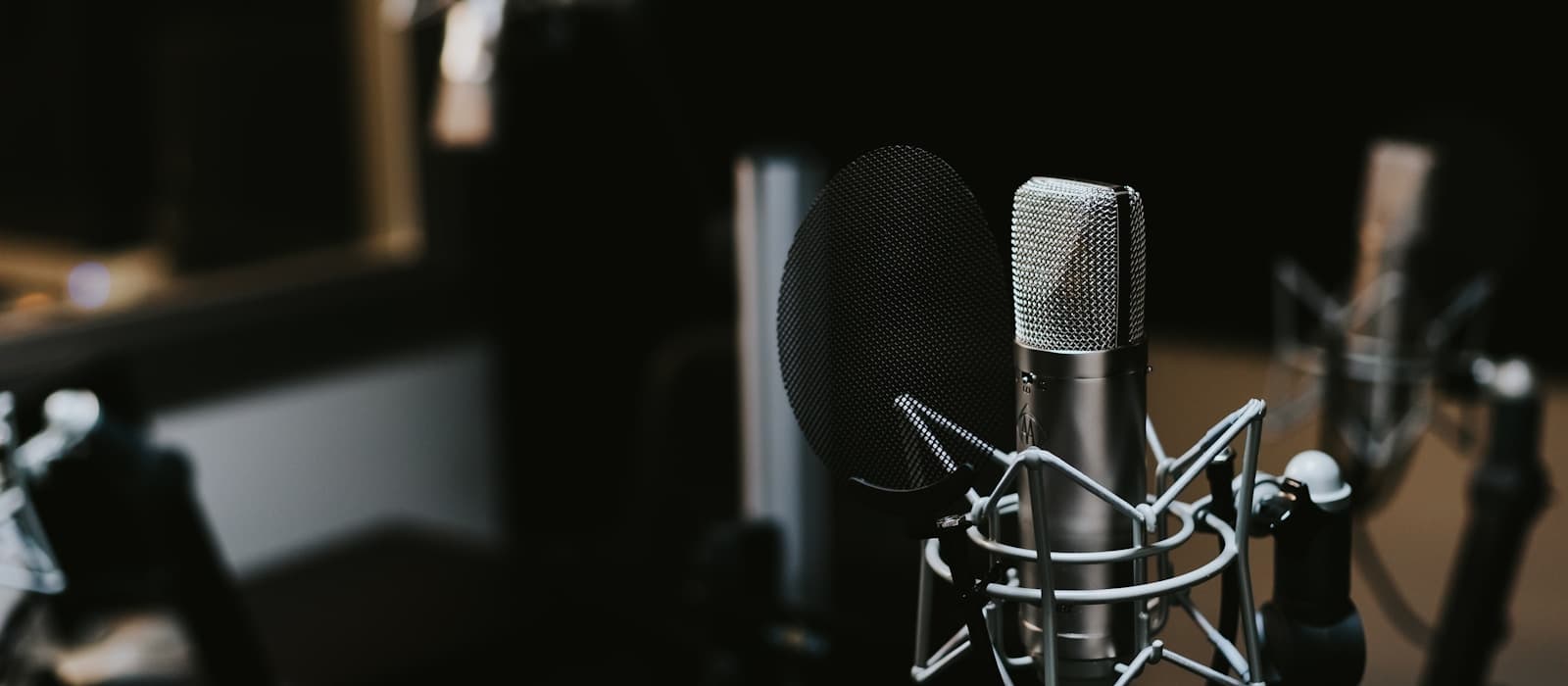 Professional microphone prepared for a workplace health and safety discussion